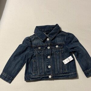 Toddler Girls Minnie Denim Jacket - Classic Button-Front